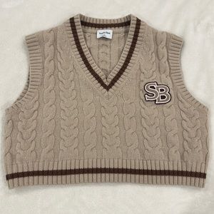 Sunday best sweater vest in xs